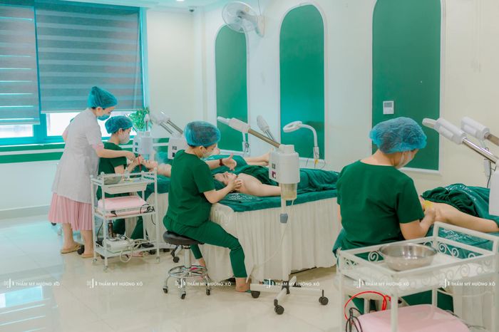 Không gian điều trị cao cấp tại Thẩm Mỹ Viện Hường Xô