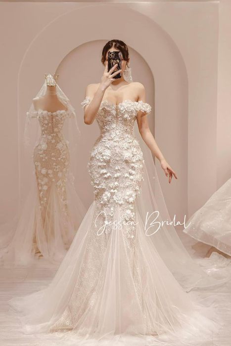 Hình ảnh váy cưới lộng lẫy từ Jessica Bridal