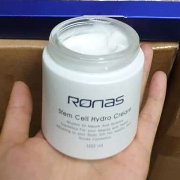 Hình ảnh thực tế chứng minh hiệu quả phục hồi da vượt trội của Ronas Stem Cell Hydro Cream