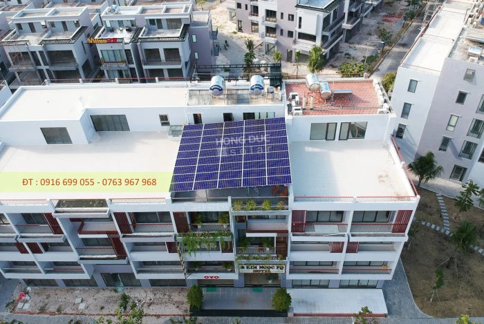 Hình ảnh hệ thống điện mặt trời tiêu biểu từ Hồng Đức