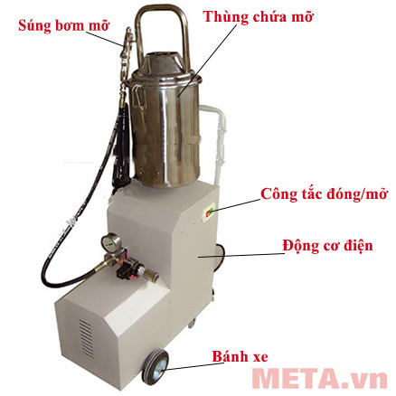 Máy bơm mỡ điện Kocu K6013 (12 lít)