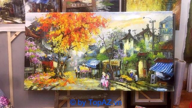 Địa chỉ bán tranh sơn dầu tại Hà Nội