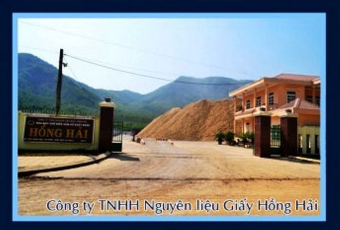 Hình ảnh nhà máy Hồng Hải - Đơn vị tiên phong trong ngành nguyên liệu giấy