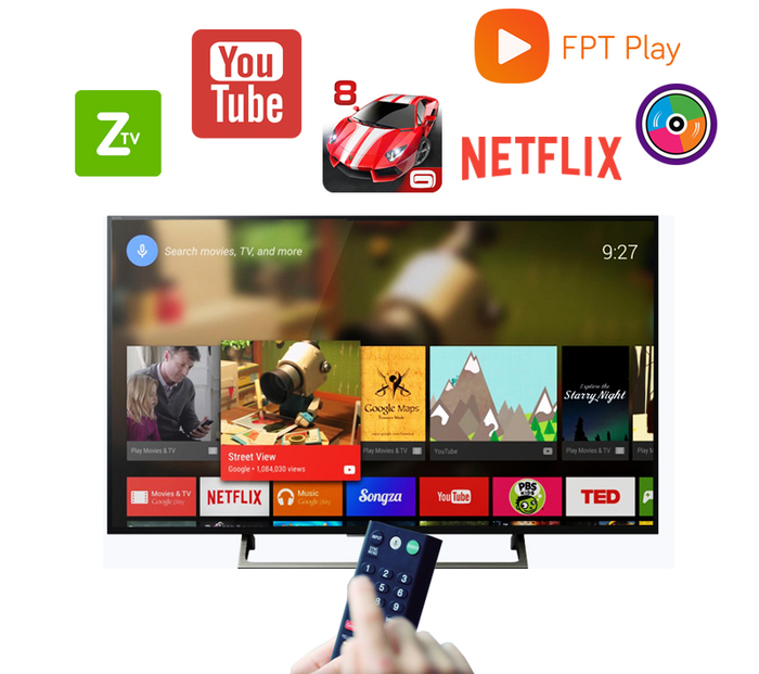 Smart Tivi Sony 4K 65 inch KD-65X8500E