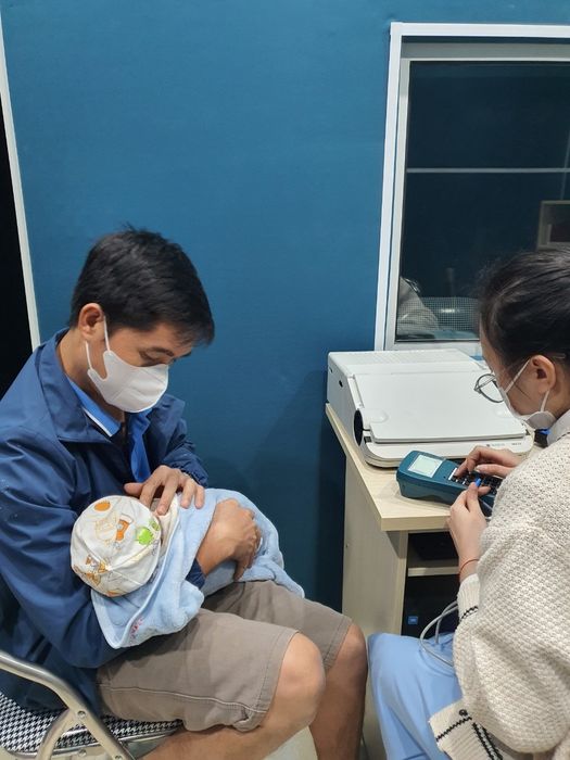 Không gian tiếp đón bệnh nhân ấm cúng tại phòng khám