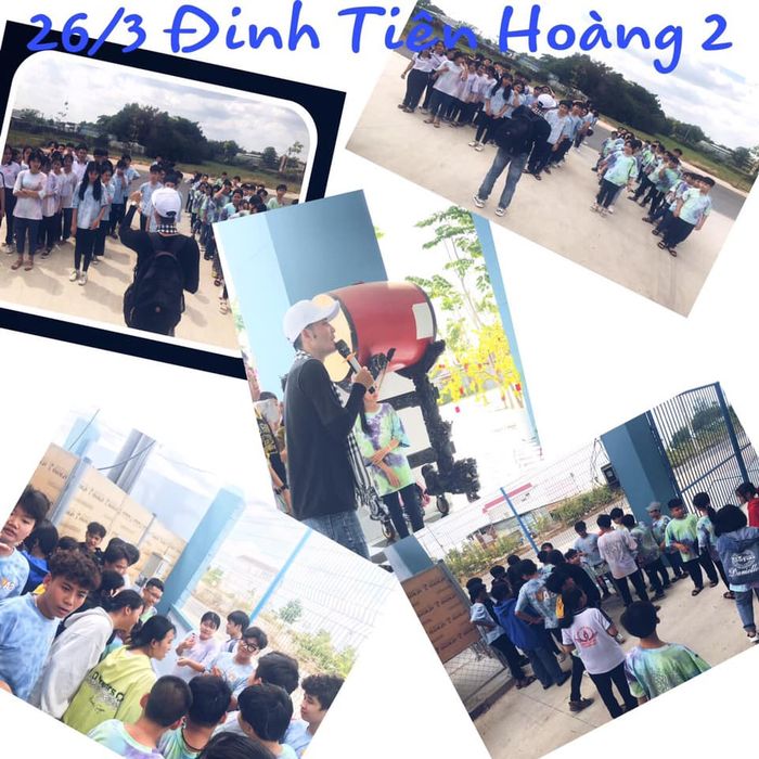 Hình ảnh giờ học ngoại khóa sôi động tại Trường Đinh Tiên Hoàng 2