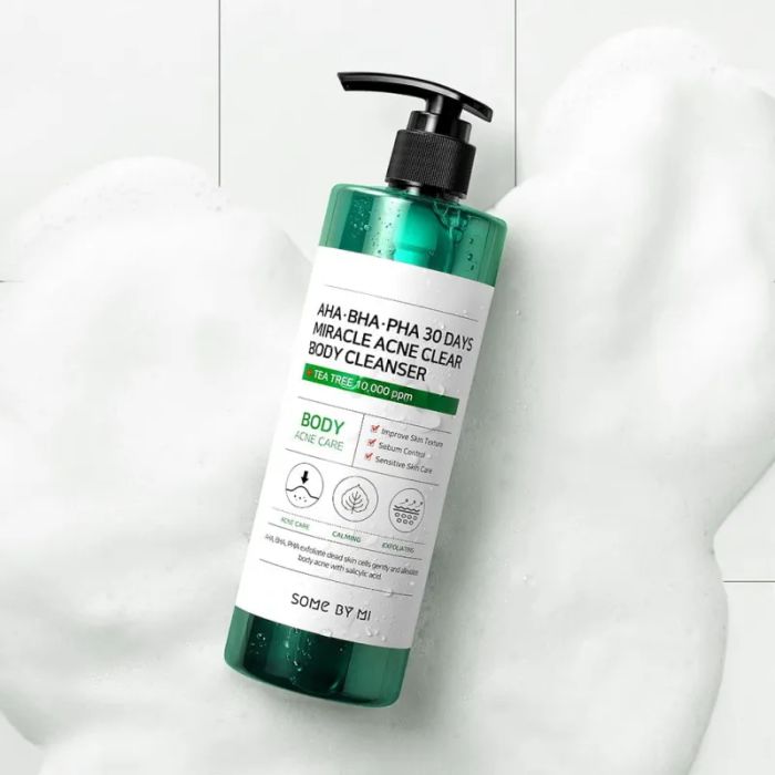 Hình ảnh chân thực sữa tắm Some By Mi AHABHAPHA - Thiết kế chai sang trọng với dung tích 400ml tiện dụng