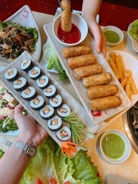 Hình ảnh món ăn tại Lẩu Nấm – Nướng Hoàng Phố Thái Bình