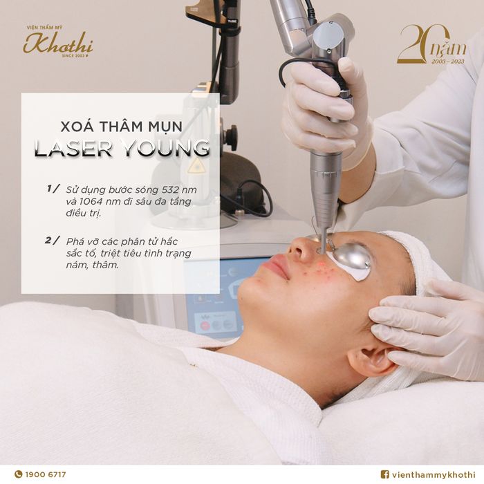 Hình ảnh công nghệ trị mụn hiện đại tại Khơ Thị