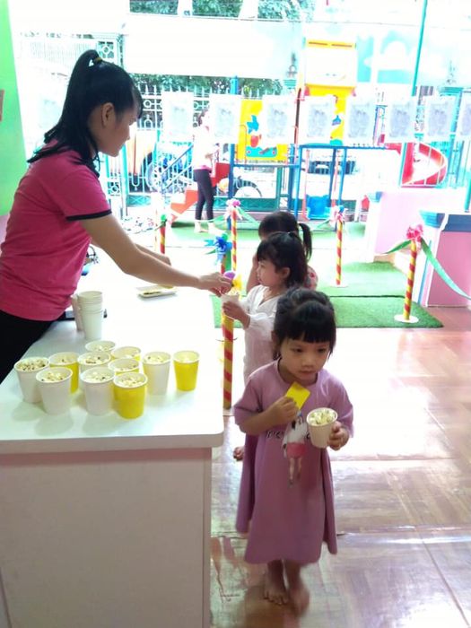Hình ảnh giờ học sáng tạo tại Trường Mầm Non An Tiên