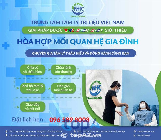 Trung tâm Tâm lý Trị liệu NHC Việt Nam tại TP.HCM