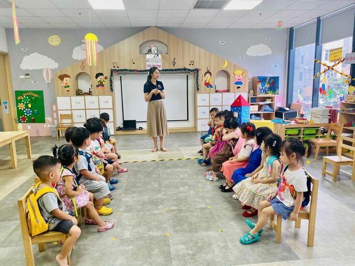 Hình ảnh không gian học tập sáng tạo tại Papakidz