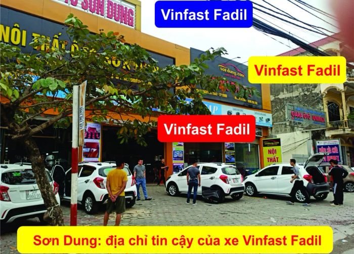 Không gian làm việc chuyên nghiệp tại xưởng dịch vụ Sơn Dung