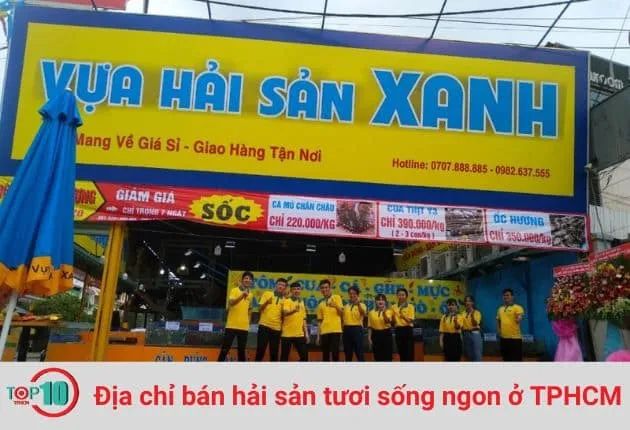 Vựa hải sản Xanh tự hào mang đến những sản phẩm hải sản tươi ngon nhất, đảm bảo chất lượng từ khâu đánh bắt đến tay người tiêu dùng.