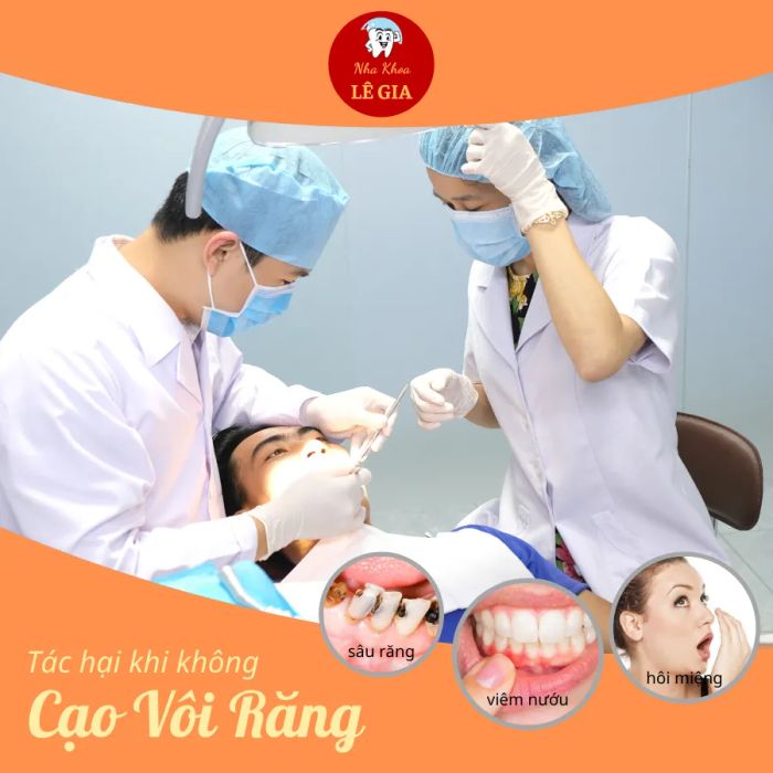 Hình ảnh đội ngũ bác sĩ chuyên nghiệp tại Nha Khoa Lê Gia