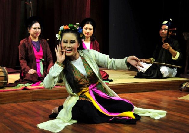 Hình ảnh minh họa nhân vật Xúy Vân (Nguồn: Bảo tàng Sân khấu Việt Nam)