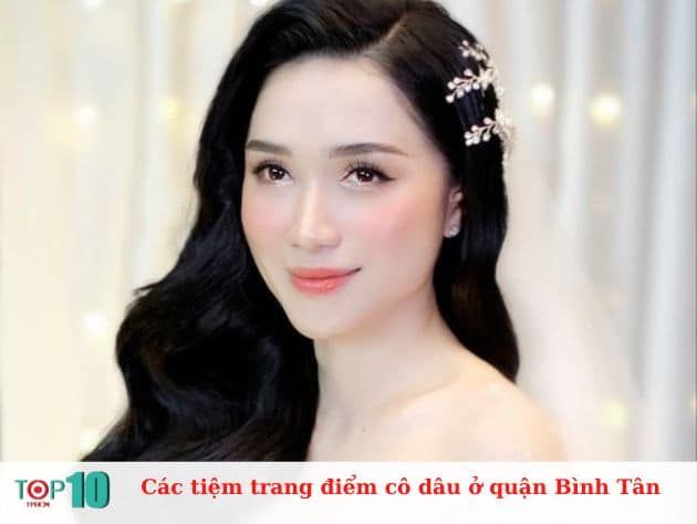 Các tiệm trang điểm cô dâu tại quận Bình Tân nổi bật với sự đẹp và uy tín, luôn làm hài lòng những ai tìm kiếm vẻ đẹp hoàn hảo cho ngày trọng đại.