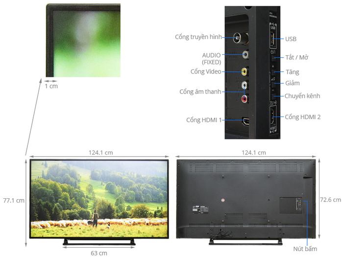 Tivi Toshiba 55 inch 55L2550
