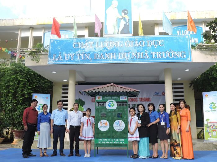 Hình ảnh thứ hai về Trường Tiểu học Huỳnh Ngọc Huệ - Cơ sở vật chất hiện đại phục vụ công tác dạy và học chất lượng