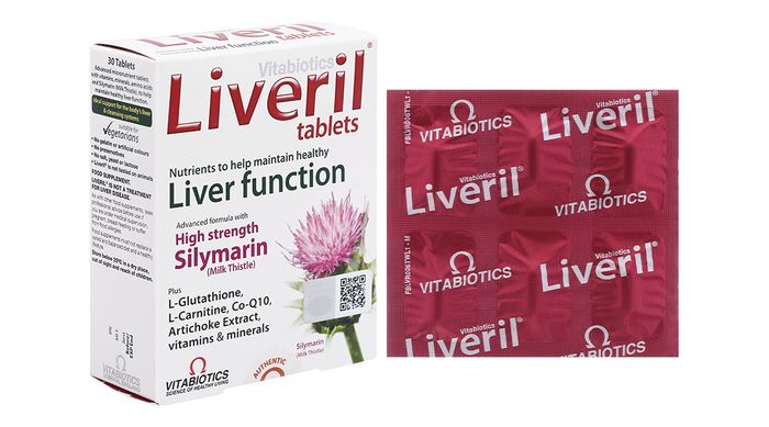 Hình ảnh viên uống Vitabiotics Liveril Tablets hỗ trợ thải độc gan - Ảnh 1