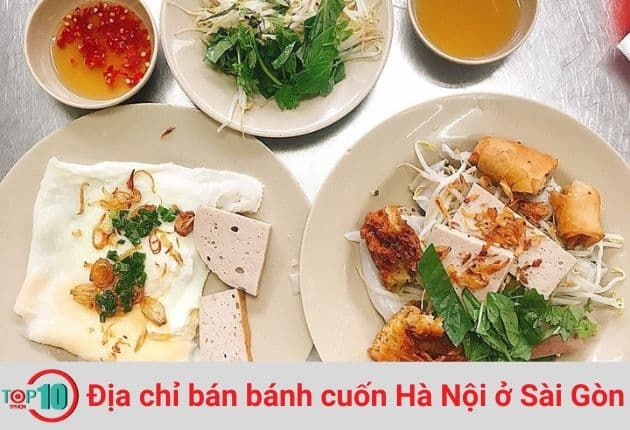 Quán Bánh Ướt Hoàng Trúc – Địa Chỉ Bánh Cuốn Hà Nội Ngon tại Sài Gòn
