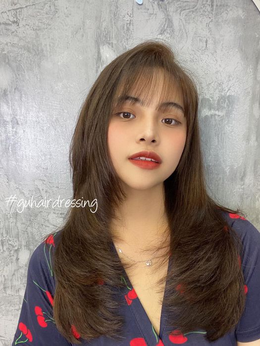 Tác phẩm tóc layer đẹp mắt tại GU HAIR SALON