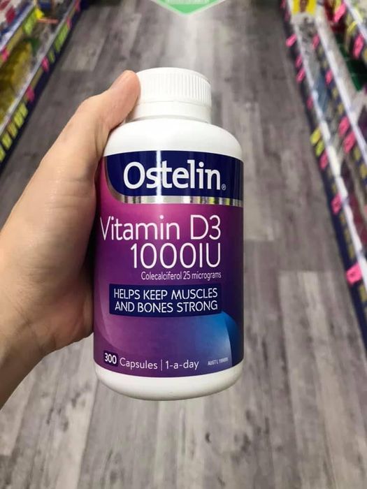 Hình ảnh viên uống Ostelin Vitamin D3 1000IU