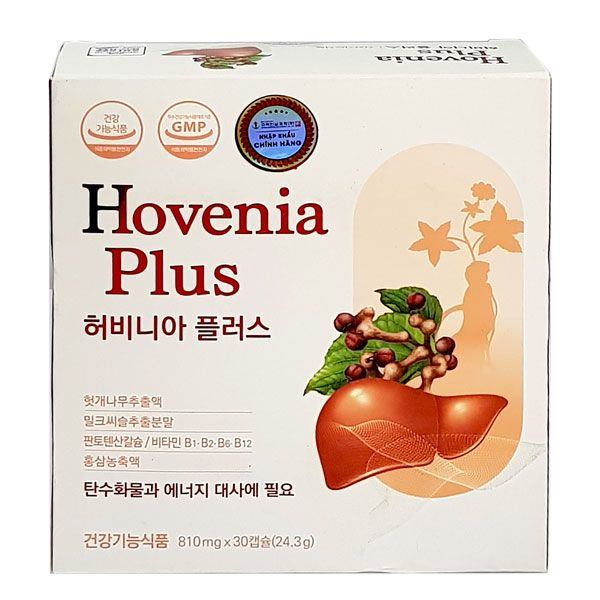 Hình ảnh viên uống giải độc gan Hovenia Plus Hàn Quốc - Ảnh 1