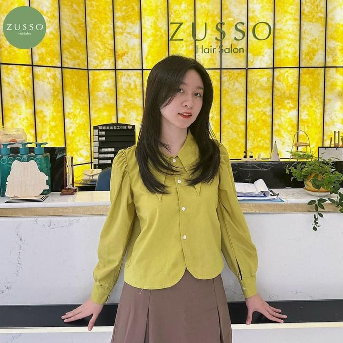 Tác phẩm tóc layer đẹp mắt tại Zusso Hair Salon