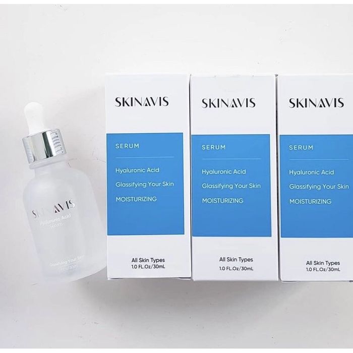 Hình ảnh thực tế Serum Skinavis - Làn da được cấp ẩm tức thì, căng mịn chỉ sau 1 tuần sử dụng