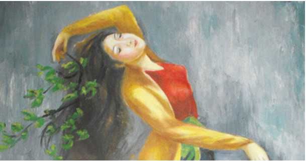 Tranh minh họa nghệ thuật chèo (Nguồn: Di sản văn hóa dân tộc)