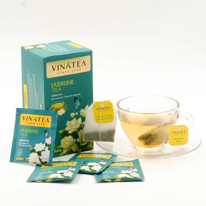 Hình ảnh trà Vinatea Jasmine - Vẻ đẹp thuần khiết từ trà Thái Nguyên