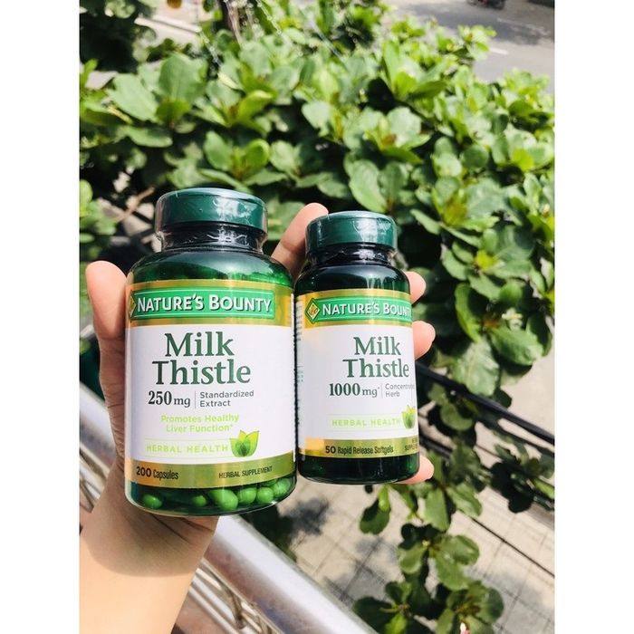 Hình ảnh viên uống Nature’s Bounty Milk Thistle 250mg