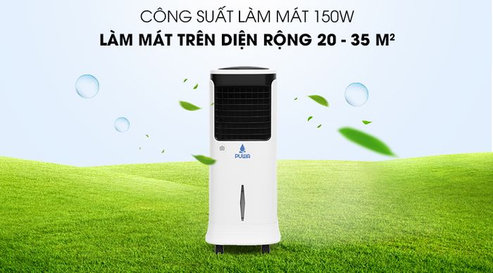 Hình ảnh thực tế đầu tiên của quạt điều hòa Puwa AC-38AR – hiện đại và tinh tế