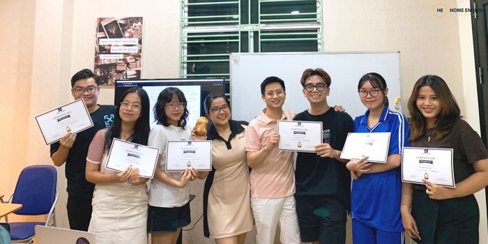 Không gian học tập ấm cúng tại Home English