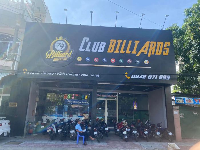Không gian ấn tượng tại CLB Billiards 79