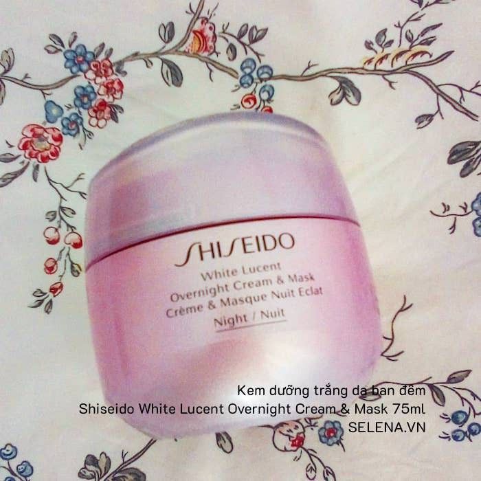 Hình ảnh Kem Dưỡng Trắng Ban Đêm Shiseido White Lucent
