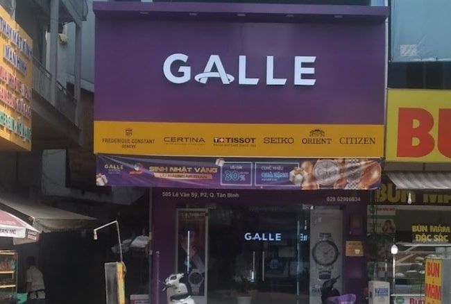 Cửa hàng Đồng Hồ Galle 505 Lê Văn Sỹ