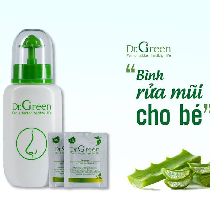 Hình ảnh minh họa Bình rửa mũi Dr.Green - Công nghệ vượt trội, an toàn tuyệt đối