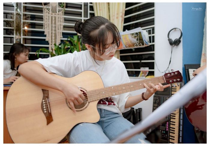 Không gian đào tạo chuyên nghiệp tại Trung tâm Âm nhạc Thiên