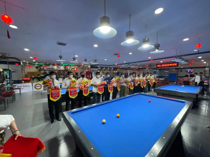 Không gian sang trọng tại CLB Bida ASIA