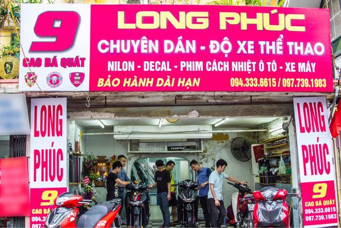 Không gian thi công chuyên nghiệp tại Long Phúc