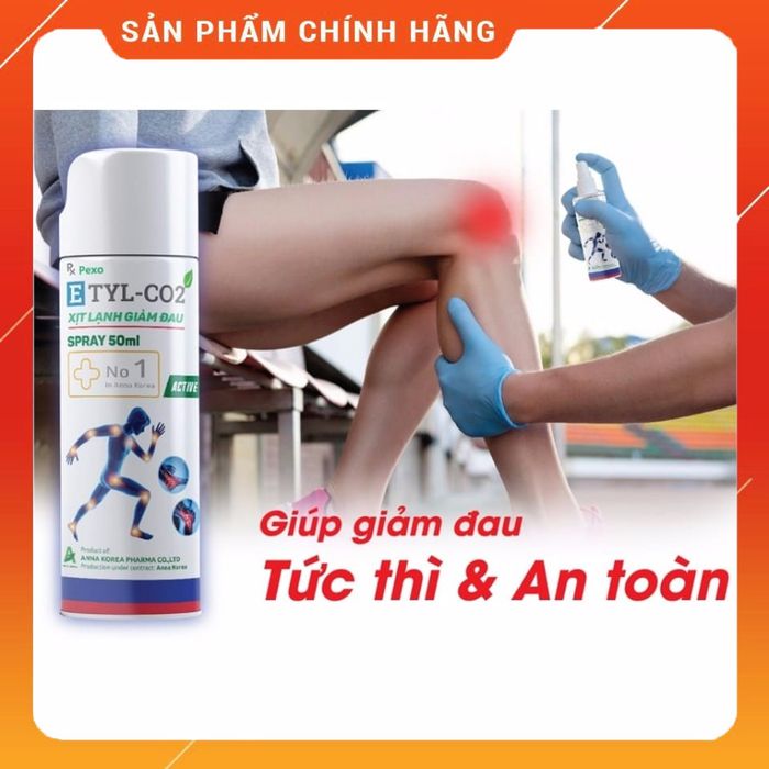 Xịt lạnh giảm đau Etyl-CO2 ảnh 2