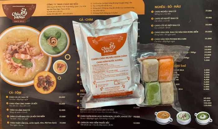 Thương hiệu Cháo Mẹ Nấu - Hình ảnh 1