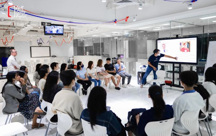 Không gian học tập hiện đại tại Wall Street English