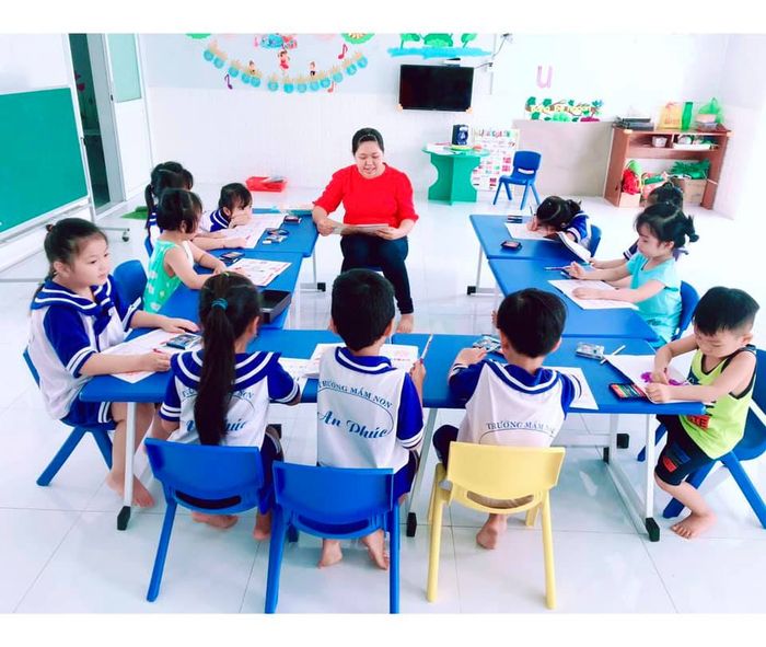 Hình ảnh không gian học tập tại Trường Mầm Non An Phúc