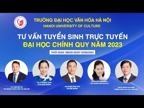 CHƯƠNG TRÌNH TUYỂN SINH ĐẠI HỌC CHÍNH QUY VĂN HOÁ HÀ NỘI 2023