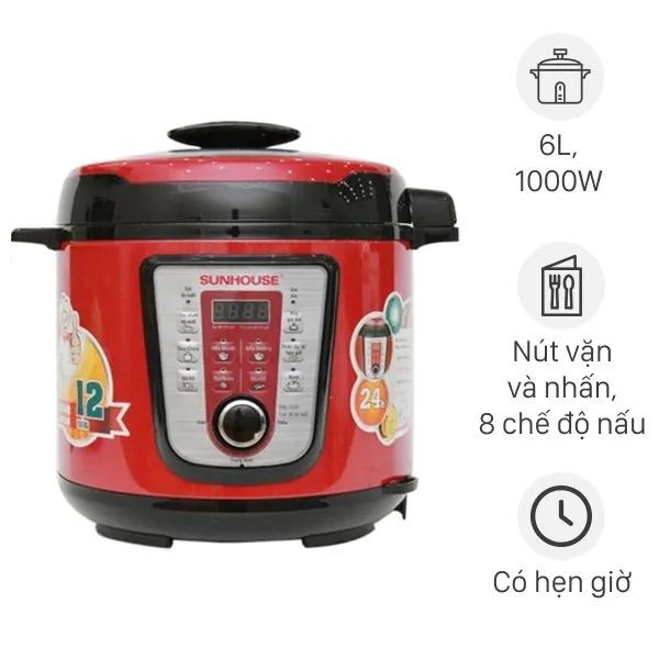 Nồi áp suất Sunhouse - Hình ảnh 1