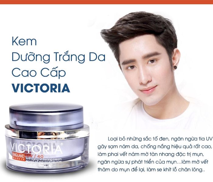 Hình ảnh Kem Dưỡng Trắng Da Cao Cấp Victoria