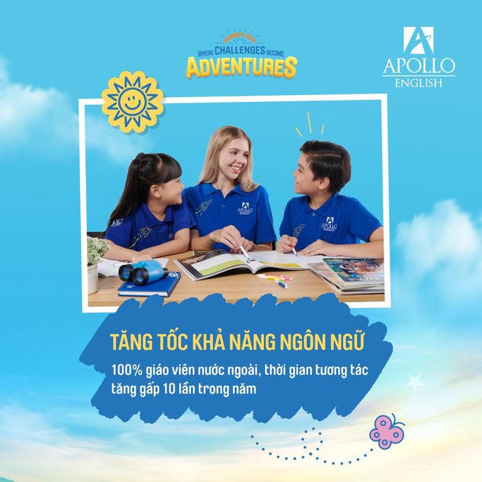 Hình ảnh trung tâm Apollo English tại Bình Dương